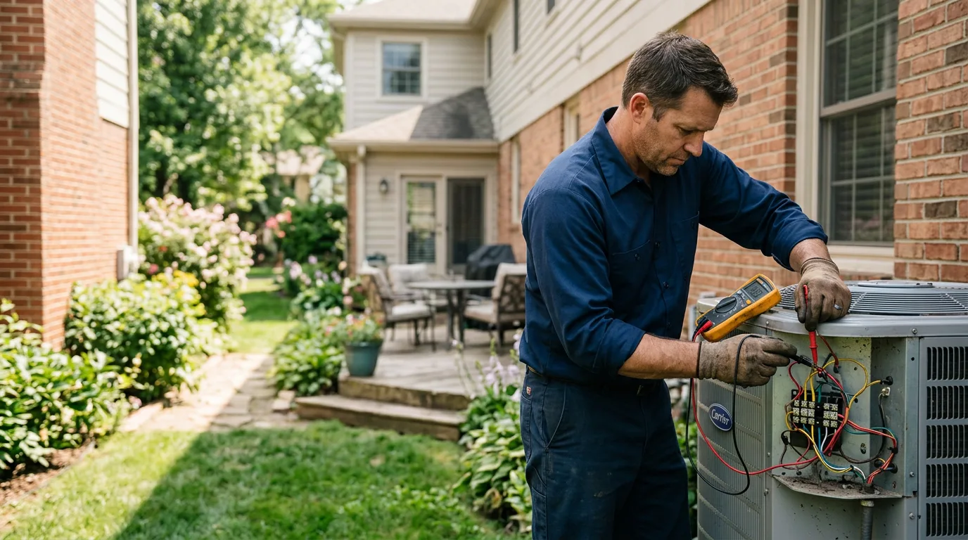 HVAC technician working near Mckinleyville, CA